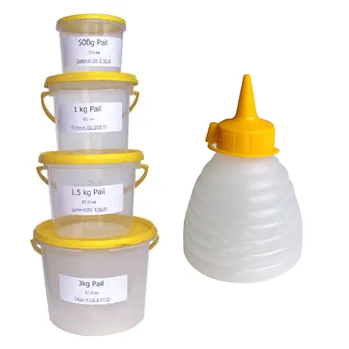 Honey containers jars pails