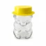 Glass Honey Bear Jar with Hat