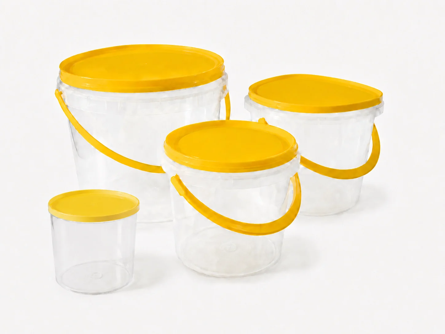 Plastic Honey pails with handles
